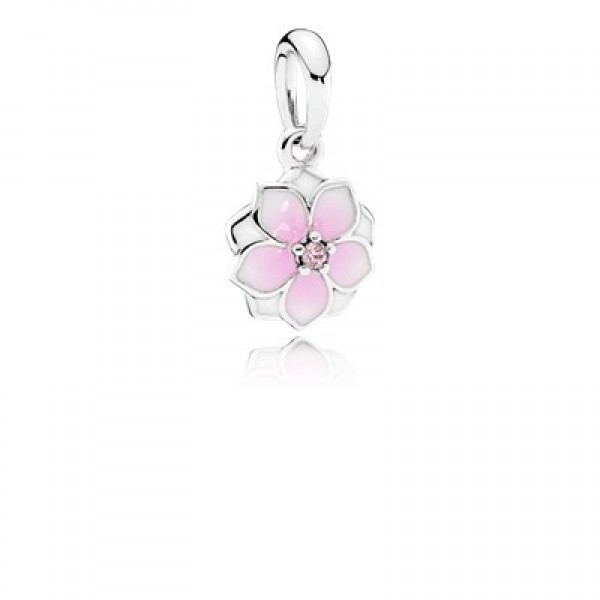 Pandora Magnolia Bloom-Pale Cerise Enamel & Pink Sale