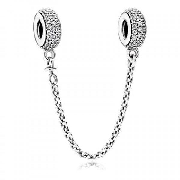 Pandora Pave Inspiration Safety Chain Jewelry