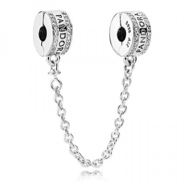 Pandora Insignia Safety Chain-Clear