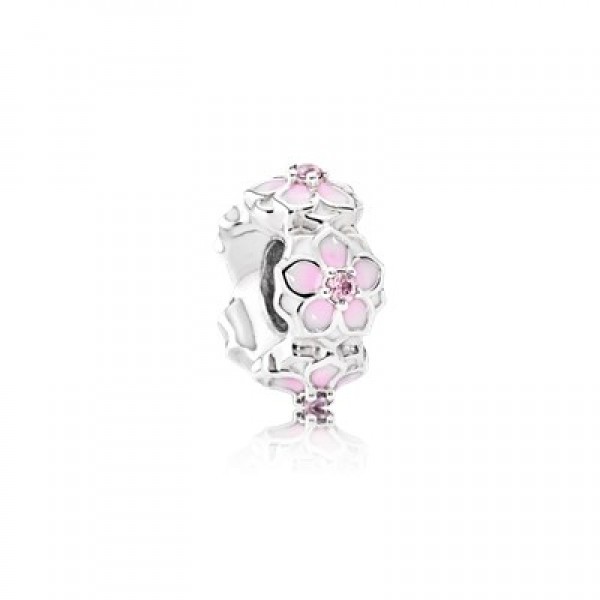 Pandora Magnolia Bloom Pale Cerise Enamel & Pink Sale Online