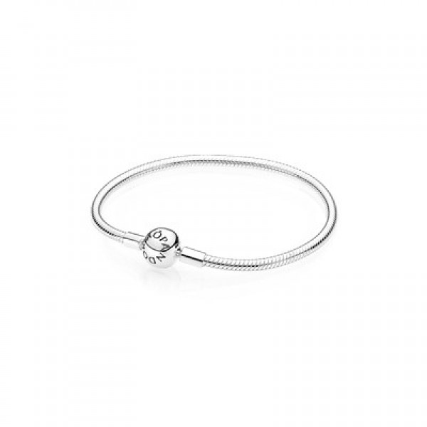 Pandora Jewelry Smooth Silver Clasp Bracelet