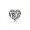Pandora August Signature Heart-Peridot