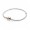 Pandora Silver Charm Bracelet with Rose Clasp Jewelry