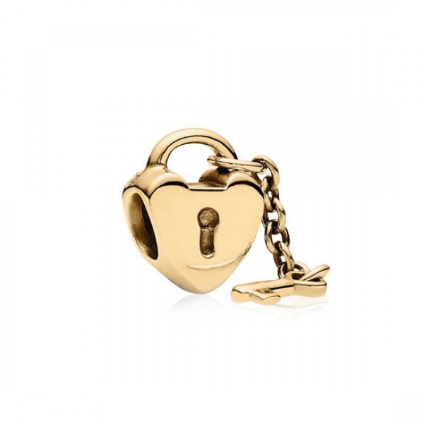 Pandora Jewelry Key To My Heart 14K Gold