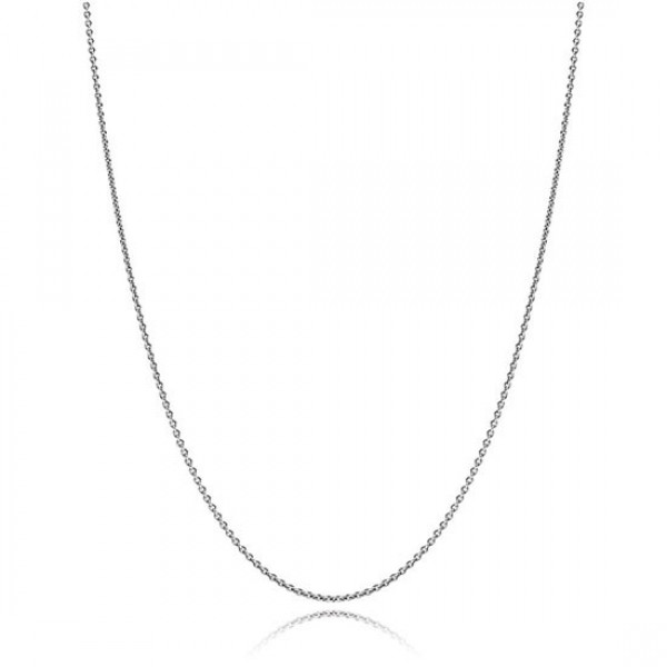 Pandora Oxidized Silver Chain Necklace