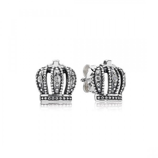 Pandora Royal Crown Stud Earrings