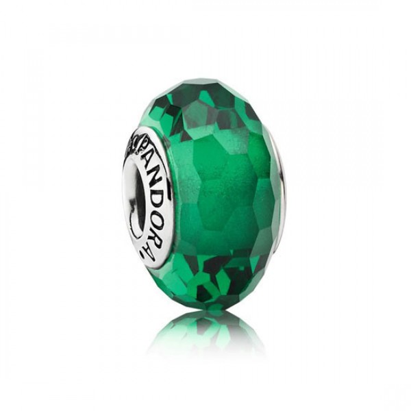 Pandora Jewelry Fascinating Green Murano Glass