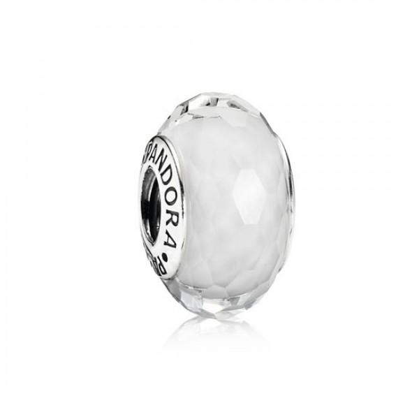 Pandora Jewelry Fascinating White Murano Glass