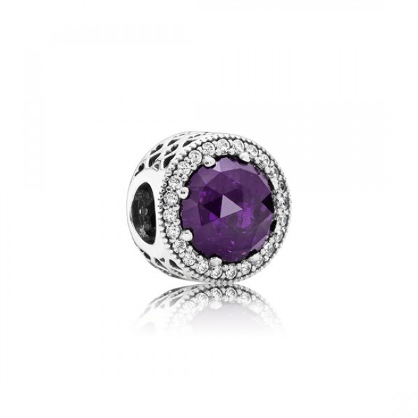 Pandora Radiant Hearts Royal-Purple Crystal