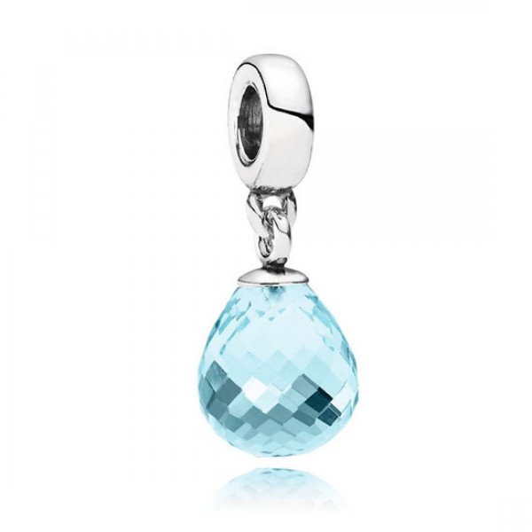 Pandora Faceted Beauty Ice Blue Murano Glass