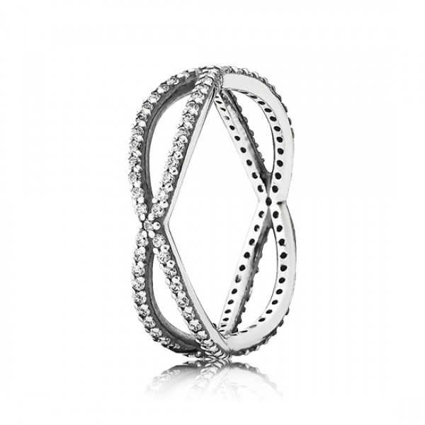 Pandora Crossing Paths Stackable Ring