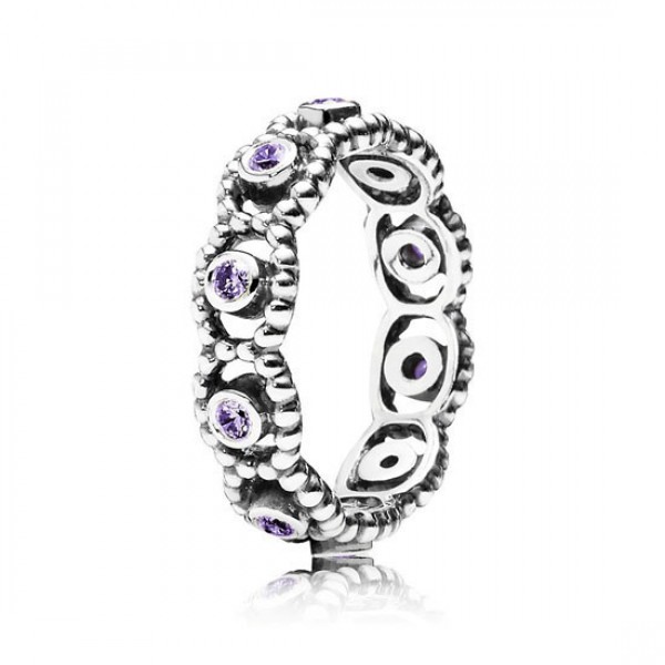 Pandora Her Majesty Stackable Ring Purple