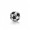 Pandora Soccer Ball Black Enamel