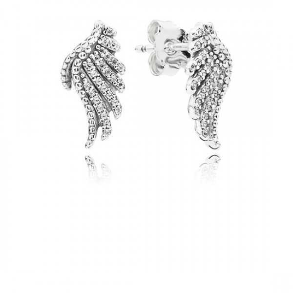 Pandora Majestic Feathers-Clear Jewelry