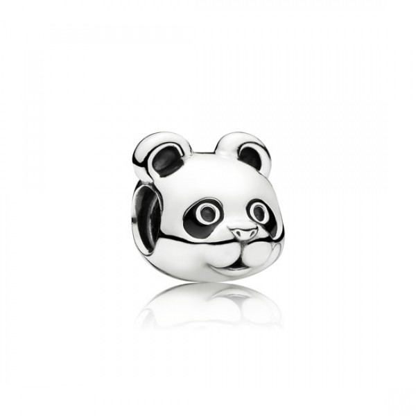 Pandora Peaceful Panda-Black Enamel