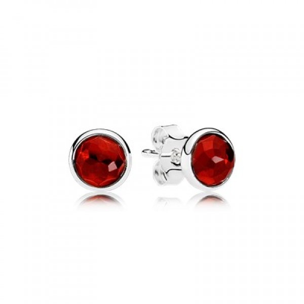 Pandora July Droplets-Synthetic Ruby
