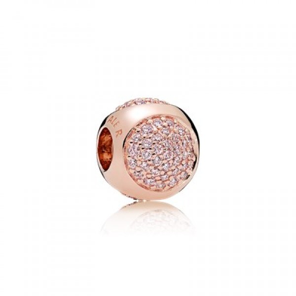 Pandora Jewelry Dazzling Droplet Charm Rose & Pink