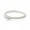 Pandora Ivory White Braided Double-Leather Charm Bracelet Jewelry