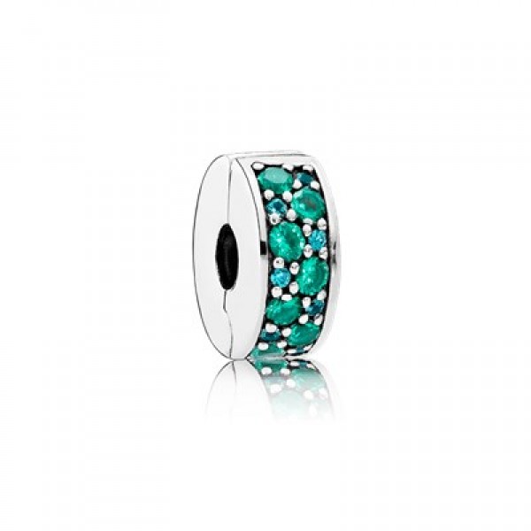 Pandora Jewelry Mosaic Shining Elegance Clip-Multi-Colored Crystals &am
