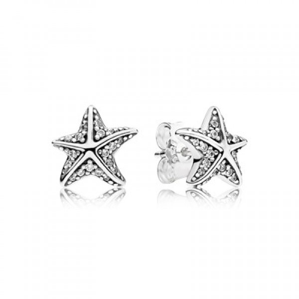 Pandora Tropical Starfish Stud Earrings